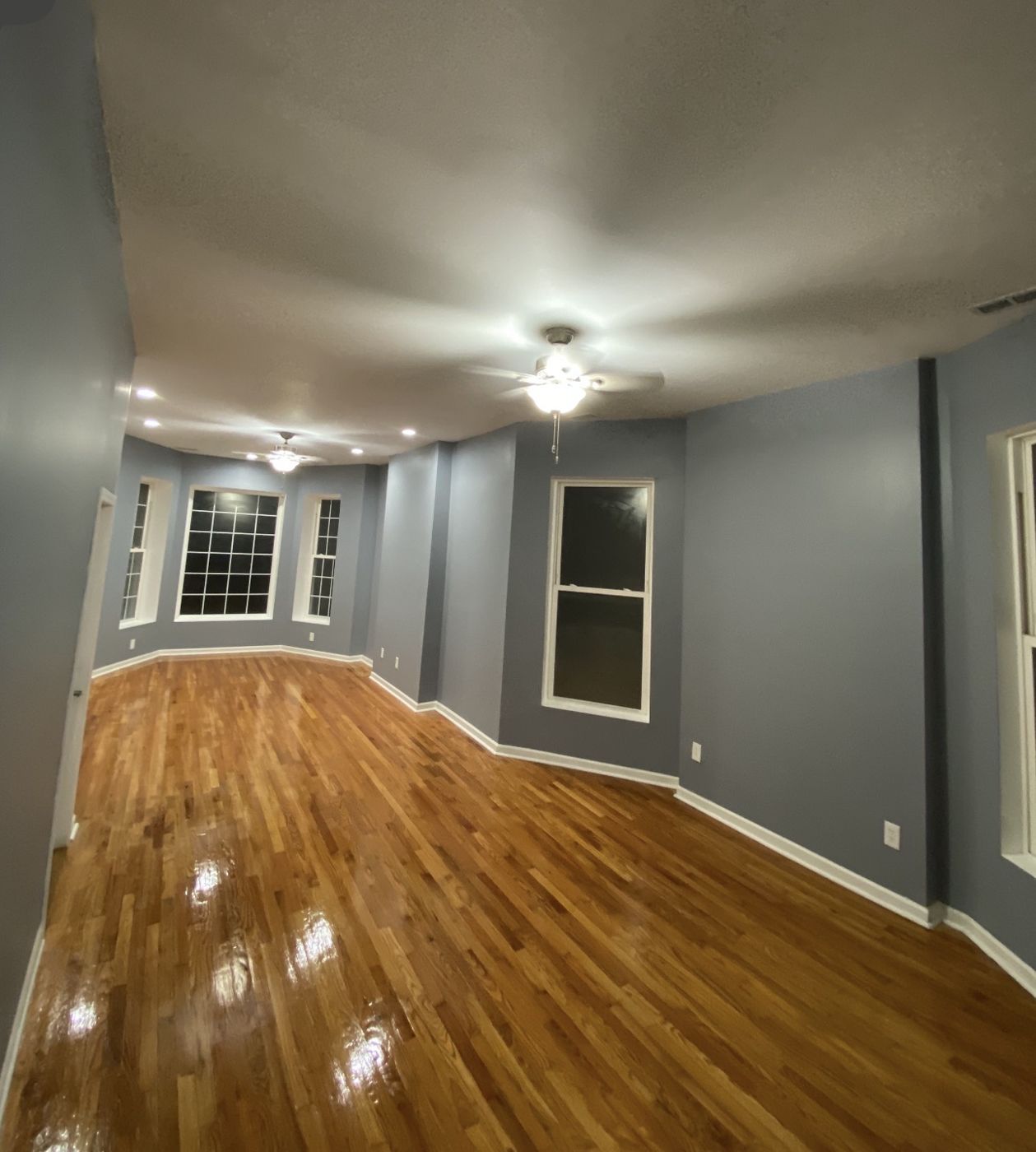 Finished front room