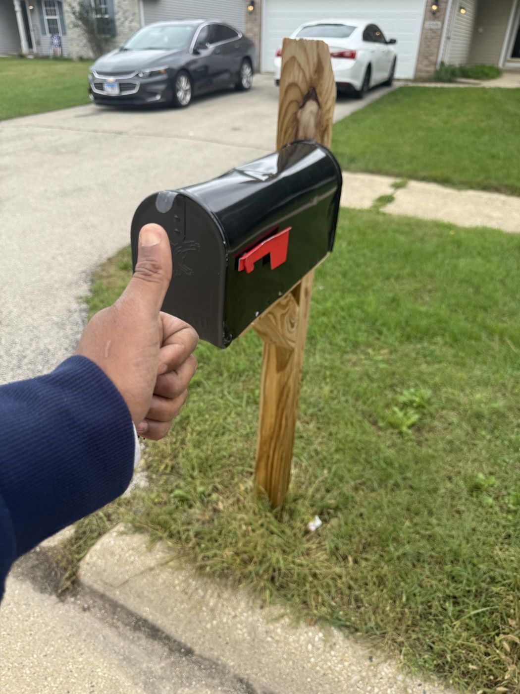 New mailbox and post