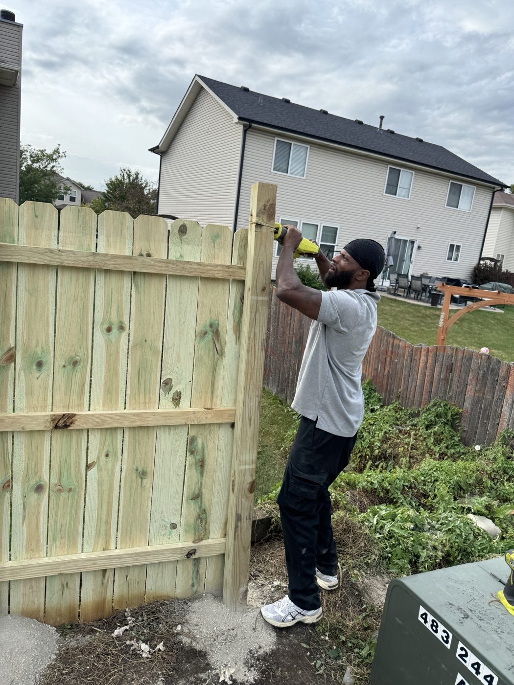Cutting posts to height