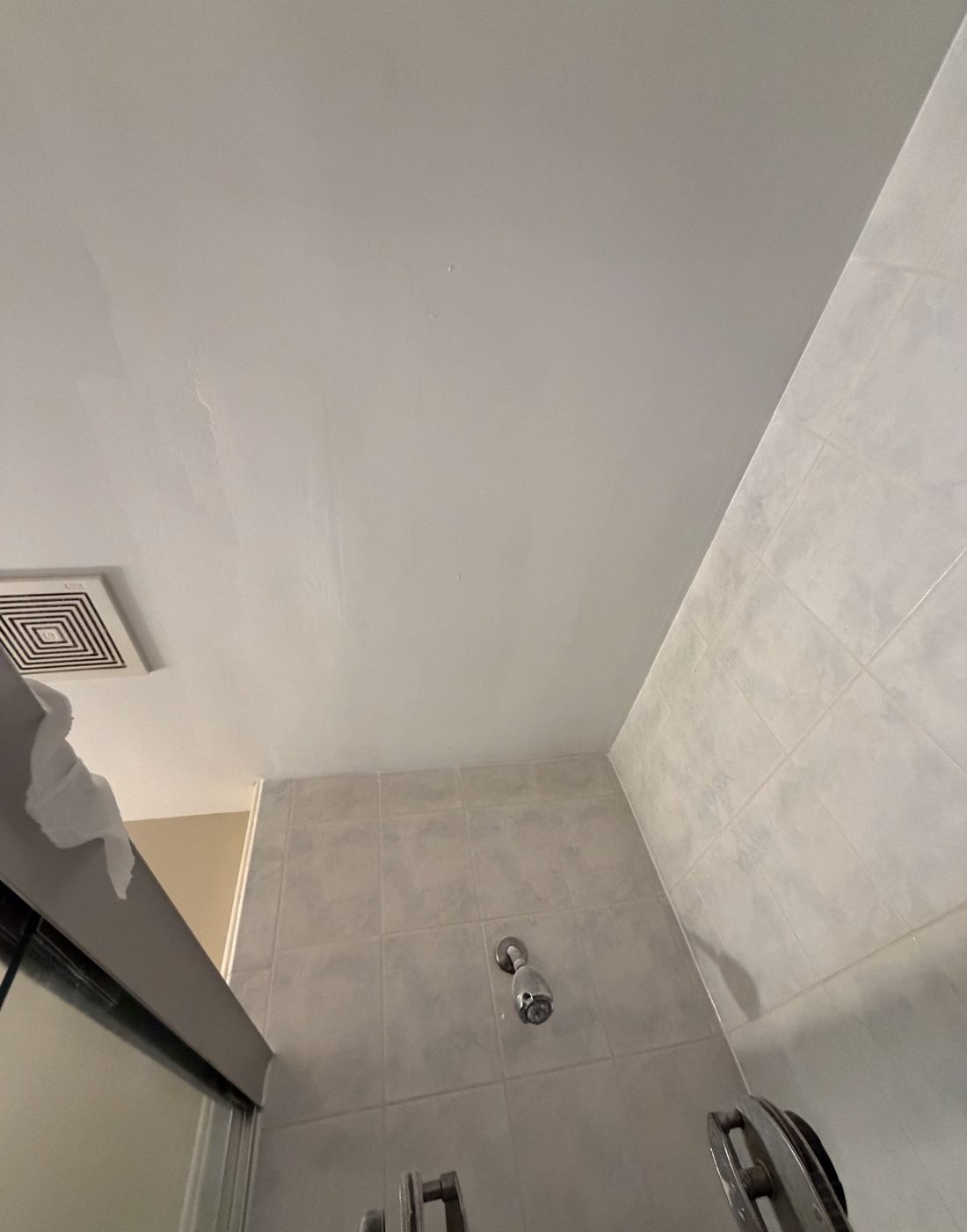 Over the shower, finished